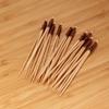BambooMN - Bamboo Trident Picks - Brown Wire - for CateBrown Events, Holidays, Restaurants or Party Supplies - 3.5" - 1,000 Pieces view 2