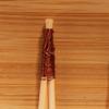 BambooMN - Bamboo Trident Picks - Brown Wire - for CateBrown Events, Holidays, Restaurants or Party Supplies - 3.5" - 1,000 Pieces view 3