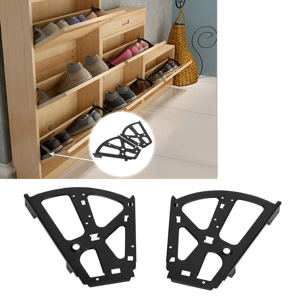 CUYT Shoes Drawer Hinge, Shoes Cabinet Flip Rack Cabinet Hardware for Transform Single/multilayer Shoe Racks for Shoe Cabinet and Shoe Rack