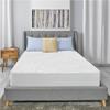 Allergy Relief Circular Knit Fitted Mattress Protector- Twin Size Waterproof Stain Release Soft Top Cover view 2