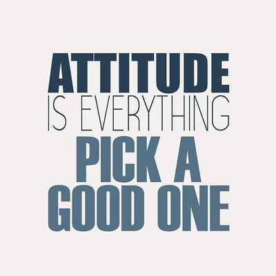 ArtExpert Attitude Is Everything by Allen Kimberly - 16x16 Art Print Poster