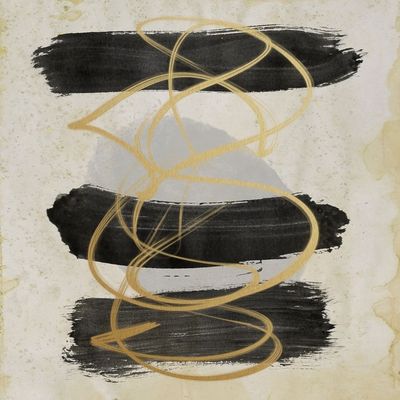 ArtExpert Upward Spiral by Alonzo Saunders - 16x16 Art Print Poster