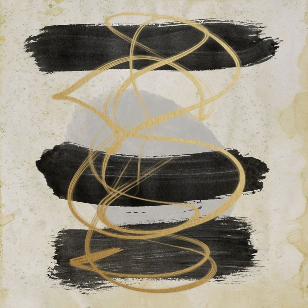 ArtExpert Upward Spiral by Alonzo Saunders - 16x16 Art Print Poster
