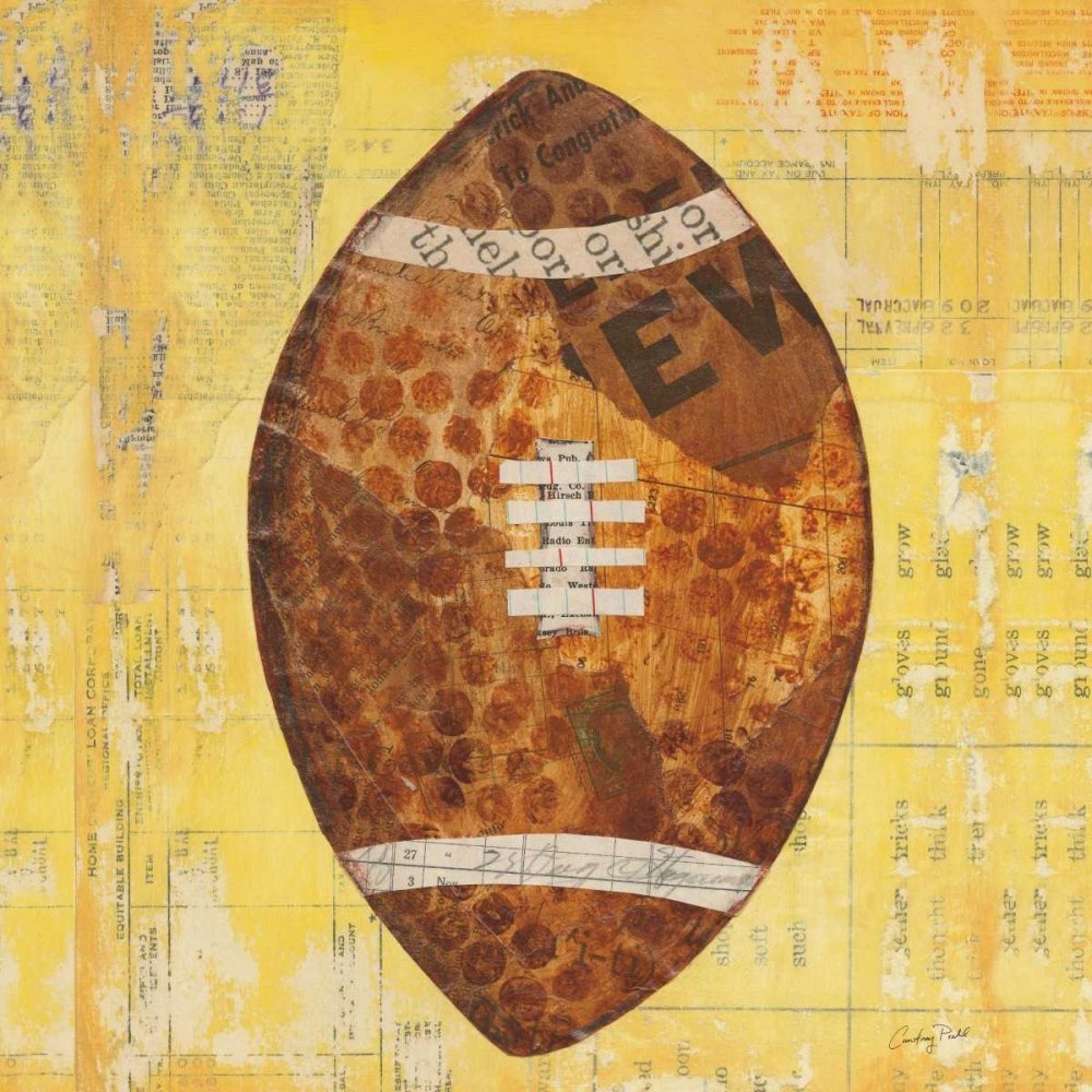 ArtExpert Play Ball Ii by Courtney Prahl - 16x16 Art Print Poster