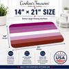 Caroline's Treasures CK7995DDM Lesbian Pride Dish Drying Mat Absorbent Dish Drying Mat Pad for Kitchen Counter Dish Drainer Mat for Countertop, 14 x 21", Multicolor view 4
