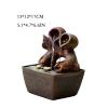 Desktop Fountain Tabletop Water Fountain - Small Water Fountains Indoor Waterfall Fountain Waterfall with Rustic Tree Trunk - for Home Office Decoration Relaxation Indoor Tabletop Fountain view 2