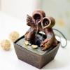 Desktop Fountain Tabletop Water Fountain - Small Water Fountains Indoor Waterfall Fountain Waterfall with Rustic Tree Trunk - for Home Office Decoration Relaxation Indoor Tabletop Fountain view 3