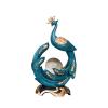 Statue Sculpture Desktop Decoration Desktop Sculpture Resin Peacock Luxury Home Wine Cabinet Decoration Ornaments Living Room Porch TV Cabinet Modern Minimalist Gift Crafts Feng Shui Collectible Figur view 1