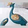 Statue Sculpture Desktop Decoration Desktop Sculpture Resin Peacock Luxury Home Wine Cabinet Decoration Ornaments Living Room Porch TV Cabinet Modern Minimalist Gift Crafts Feng Shui Collectible Figur view 3