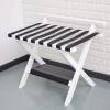 CMMC Household Luggage Rack, Foldable Luggage Rack, Stand Suitcase Shoe Rack Shelf Host Family Hotel use, Very Suitable for Your Visitors and Guest Bedroom, 805065cm (Color : White) view 1