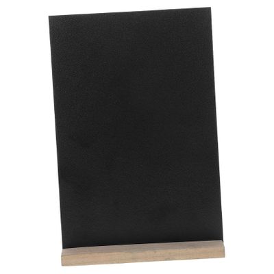 EXCEART 1pc Wooden Blackboard Double-Sided Wedding Chalkboard Sign Mini Chalkboard Decor Memo Board for Home