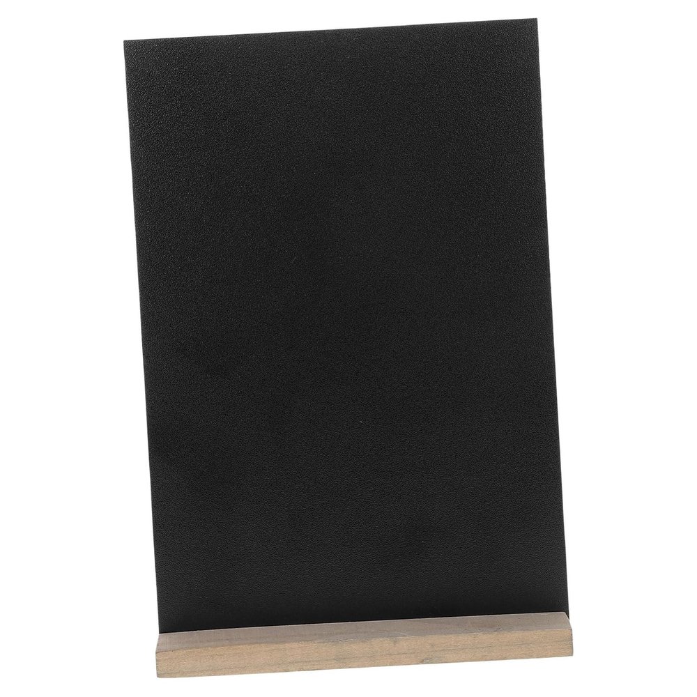 EXCEART 1pc Wooden Blackboard Double-Sided Wedding Chalkboard Sign Mini Chalkboard Decor Memo Board for Home