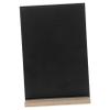 EXCEART 1pc Wooden Blackboard Double-Sided Wedding Chalkboard Sign Mini Chalkboard Decor Memo Board for Home view 1