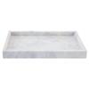 10" x 6" Moreast Real Natural Marble Vanity Tray, Genuine Marble Storage Tray for Home Decor, Large Stone Tray for Bathroom/Kitchen/Vanity/Dresser, Non-Resin/Non-Ceramic, 10 x 6 inch view 3