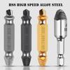 CHENGNAN Damaged Screw Extractor Kit and Stripped Screw Extractor Set. Easy Out Broken Bolt Remover HSS High Speed Steel,A view 4