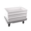 AIZYR Dough Proofing Box Cart with Wheels - Dough Proofing Box Cart for Pizza Shops, Cake Shops, Bakeries,588mm view 3