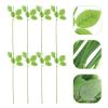 ARTIBETTER 30pcs Rose Flower Stem Green Floral Stem with Leaves Artificial Plastic Rose Floral Wire for DIY Crafts and Flower Arrangements view 2