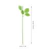 ARTIBETTER 30pcs Rose Flower Stem Green Floral Stem with Leaves Artificial Plastic Rose Floral Wire for DIY Crafts and Flower Arrangements view 3