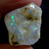 Dazzlegems 18.35 Cts AAA 100% Natural Rainbow Welo Fire Ethiopian Opal Rough Loose Gemstones-BC06-49 view 2
