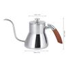 800ml Silver Stainless Steel Coffee Pot Water Kettle Coffee Kettle Water Pot 800ml Coffee Pot for Home Coffee Shop Use for Gas Stove, Induction Cooker, Electric Ceramic Stove, etc view 2