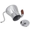 800ml Silver Stainless Steel Coffee Pot Water Kettle Coffee Kettle Water Pot 800ml Coffee Pot for Home Coffee Shop Use for Gas Stove, Induction Cooker, Electric Ceramic Stove, etc view 3