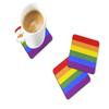 Caroline's Treasures Gay Pride Foam Set of 4 Coasters, Multicolor view 2