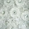 Artificial Flower Wall Panels 4 Pack of 24 x 16" Flower Wall Mat Silk Rose & Hydrangea Flower Panels for Backdrop Wedding Wall Decoration - White view 2