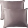 Satin Pillowcase for Hair and Skin Silk Pillow Case 2 Pack, Standard, Queen, and King Size, Slip Cooling Set of 2 with Envelope Enclosure view 1