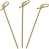 Bamboo Wood Knot Cocktail Skewer Picks - 3.5 Inches Great for Appetizers, Parties, Samplers, Hors' D'oeuvre, Snacks, Cheese, Biodegradable (1000) view 1