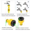 2/3-Way Tap/Hose Connector Universal Hose Watering Spray Nozzle, 1/2''/3/4''/1'' Hose Repair Connector Water Tap to Garden Hose Pipe Connector 10 Choices (1Pcs Multifuntional Water tap Connector) view 2
