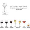 Wine Glass Holder Under Cabinet - Hanging Stemware Holder, Wine Glasses Storage Hanger Metal Organizer for Cabinet Kitchen Bar (4 Rows) view 2