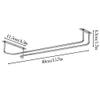 2 Pack Wine Glass Rack Wall Mounted - Under Cabinet Stemware Wine, Glasses Storage Hanger, Iron Organizer for Bar Kitchen 15.7 Inch view 2