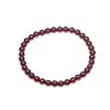 Ebuy365 Bracelets6Agarnetjohnstonotite (Wine red, Wine red 5mm) view 1