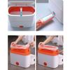 Garbage Bin for Kitchen Narrow Slit Design Trash Can Toilet Bathroom Household With Lid Kitchen Living Room Paper Basket Drawstring Storage Garbage 13L Garbage storage bucket Wastebasket Recycling Bin view 3