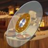 LKP Glass Rotating Tray 20-39inch Lazy Susan Turntable Dining Table Top Serving Tray Tempered Glass Rotating Turntable Kitchen Display Serving Plate, 50cm20inch view 1