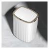 Garbage Bin for Kitchen 3.1 Gallon Household Trash Can with Lid Simple Automatic Touchless Trash Can Oval Induction Garbage Can for Kitchen Bedroom Living Room Office Garbage storage bucket Wastebaske view 1