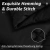 HYLEORY All Season King Size Bed Comforter - Cooling Down Alternative Quilted Duvet Insert with Corner Tabs - Winter Warm - Machine Washable - Black view 4