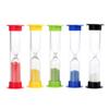 EXCEART 5pcs Colorful Sand Timer Hourglass Sandglass Timers for Games Cooking and Home Decor Random Colors Fun Timing Decor view 2