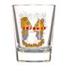 Sunart SWIMMER SAN3665-1 Mini Glass Cup, 1.7 fl oz (50 ml), Made in Japan view 2