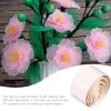 EXCEART 16pcs Plastic Flower Mold Sleeves for DIY Craft Versatile Petal Making Molds Various Diameters for Creative Projects Lightweight and Compact Design view 2