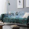 GYROHOME Sofa Slipcover,Throw Blanket for Couch with Tassels for Chair,Bed,Sofa,Suitable for All Seasons(71x91 Inches,Mermaid),Furniture Protector Slipcover Machine Washable view 1