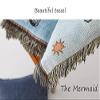 GYROHOME Sofa Slipcover,Throw Blanket for Couch with Tassels for Chair,Bed,Sofa,Suitable for All Seasons(71x91 Inches,Mermaid),Furniture Protector Slipcover Machine Washable view 4