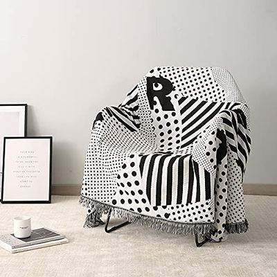 GYROHOME Sofa Slipcover,Throw Blanket for Couch with Tassels for Chair,Bed,Sofa,Suitable for All Seasons(51x71 Inches),Furniture Protector Slipcover Machine Washable