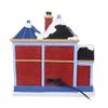 Christmas Village Animated Police Station - Pre-lit Musical Snow Village Collectible Building - Perfect Addition to Your Christmas Indoor Decorations & Holiday Displays - Made of Resin (Moving Car) view 4