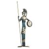 BEAUTIFUL GREEK STATUES Athena w/Javelin Shield Goddess of Wisdom, Handicraft, and War Handmade Solid Bronze 7.5 Inches view 1