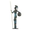 BEAUTIFUL GREEK STATUES Athena w/Javelin Shield Goddess of Wisdom, Handicraft, and War Handmade Solid Bronze 7.5 Inches view 3
