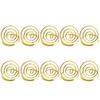 20 Pcs Gold Carbon Steel Table Number Holders for Home Business Use view 1