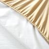 CFYCYHDZHT Breathable Luxury Bed Sets Pure Cotton Solid Color Checkered Fitted Sheet, Waterproof Mattress Cover for Boys and Girls' Bedrooms Brown 180200cm+28cm view 3