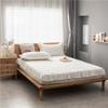 CFYCYHDZHT Bed Sheet Queen Size Pure Color Cotton Super Deep Pocket Fitted Sheets, Bedroom Homestay Lotus Leaf Quilted Top Hat On Bed Sheets White 150cmx200cm view 1