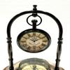 Antique Nautical Brass Table Clock Compass Style Maritime Ship Desk Clock Office Decor Item view 3